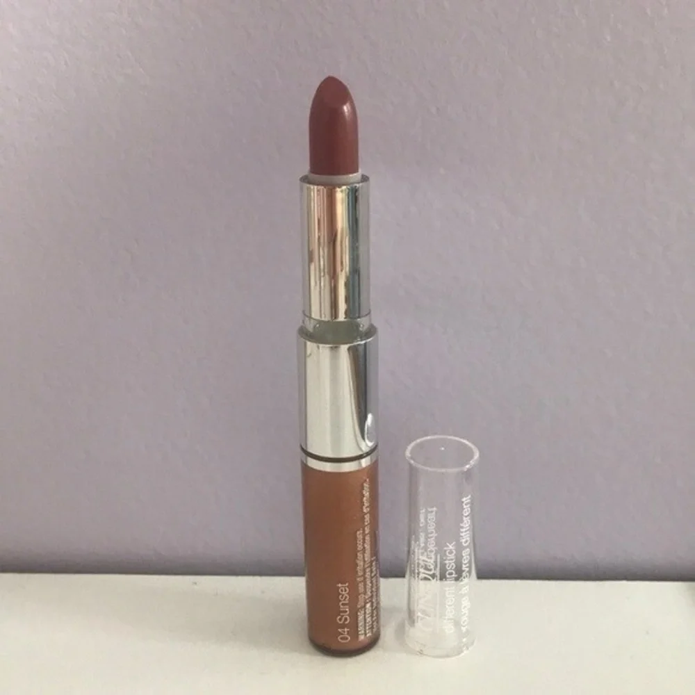 Clinique Long Last Glosswear 04 SUNSET 62 TENDERHEART Lipstick Duo NWOB